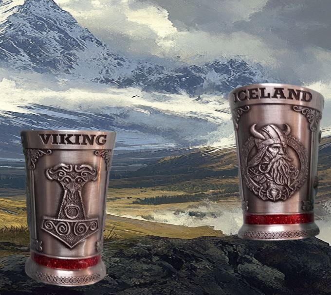 Metal shot glass Metal shot glass